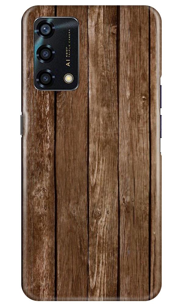 Wooden Look Case for Oppo F19s(Design - 112)