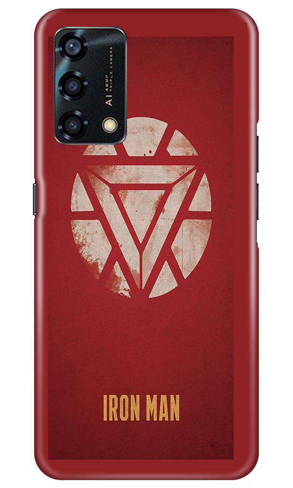 Iron Man Superhero Case for Oppo F19s  (Design - 115)