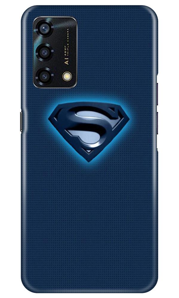 Superman Superhero Case for Oppo F19s  (Design - 117)
