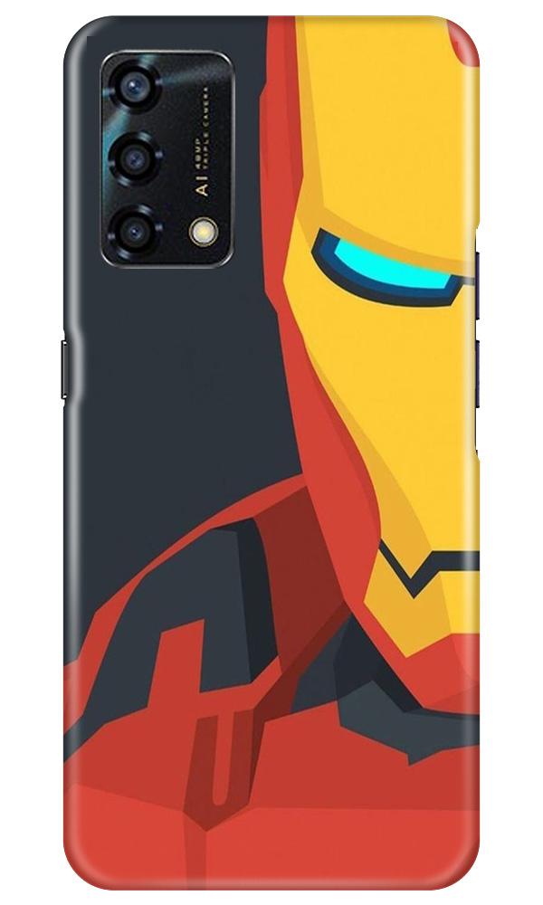 Iron Man Superhero Case for Oppo F19s  (Design - 120)