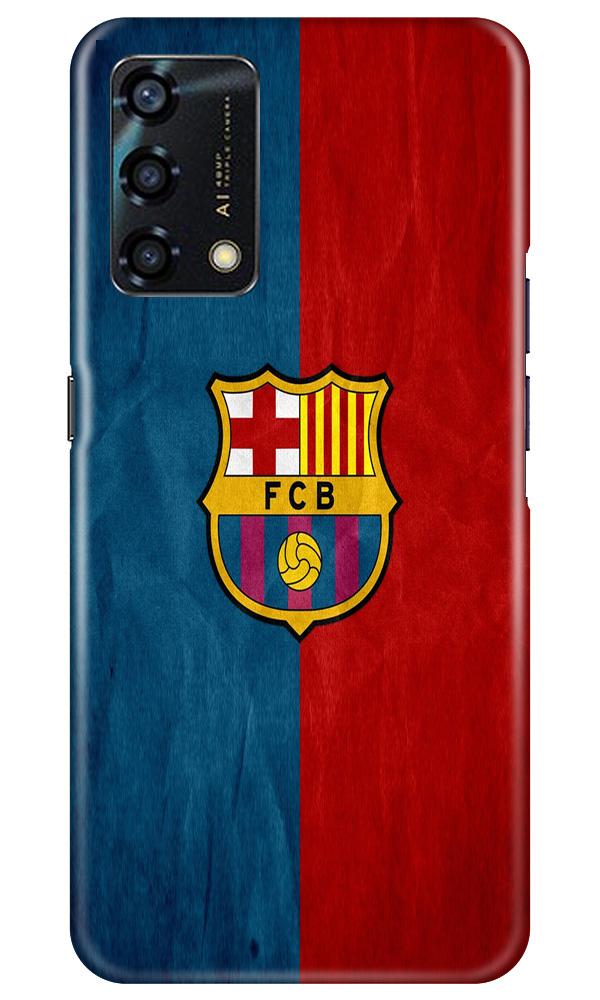 FCB Football Case for Oppo F19s  (Design - 123)