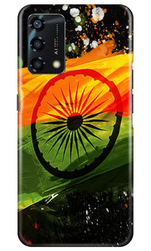 Indian Flag Mobile Back Case for Oppo F19s  (Design - 137)