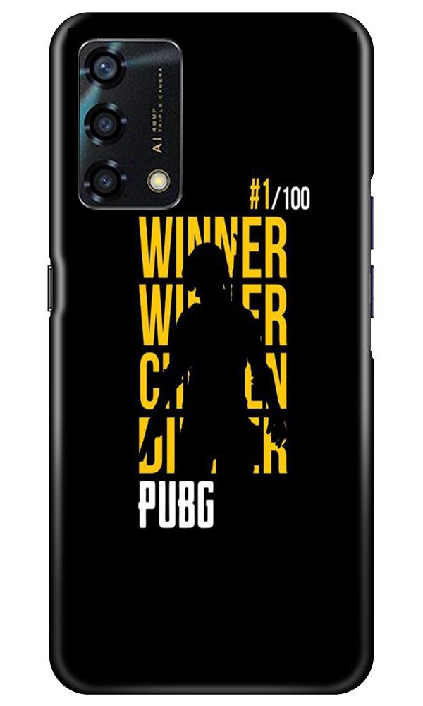 Pubg Winner Winner Case for Oppo F19s(Design - 177)