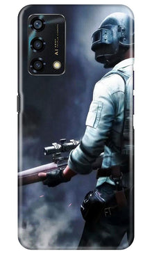 Pubg Mobile Back Case for Oppo F19s  (Design - 179)