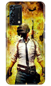 Pubg Mobile Back Case for Oppo F19s  (Design - 180)
