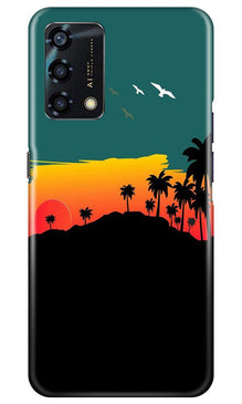 Sky Trees Mobile Back Case for Oppo F19s (Design - 191)