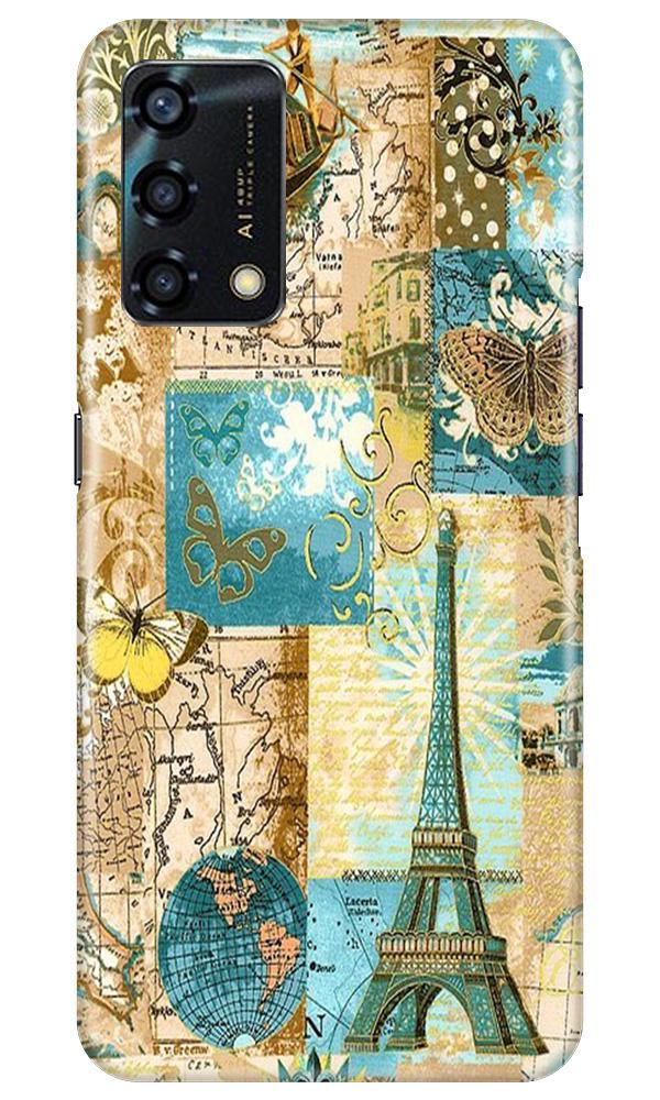 Travel Eiffel Tower Case for Oppo F19s (Design No. 206)