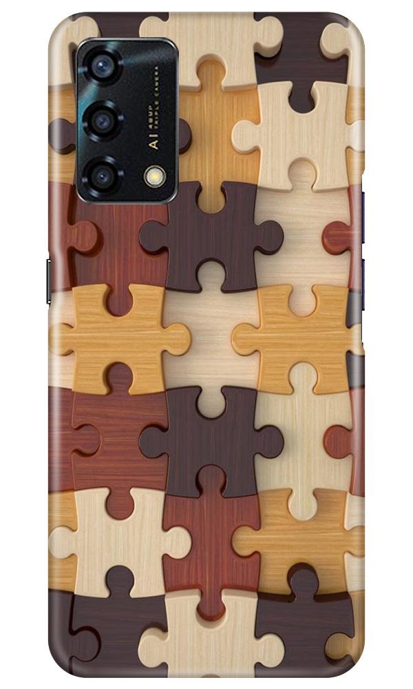Puzzle Pattern Case for Oppo F19s (Design No. 217)