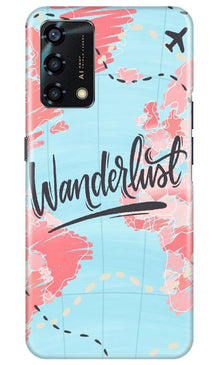 Wonderlust Travel Mobile Back Case for Oppo F19s (Design - 223)