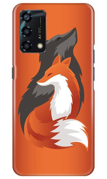 Wolf  Mobile Back Case for Oppo F19s (Design - 224)
