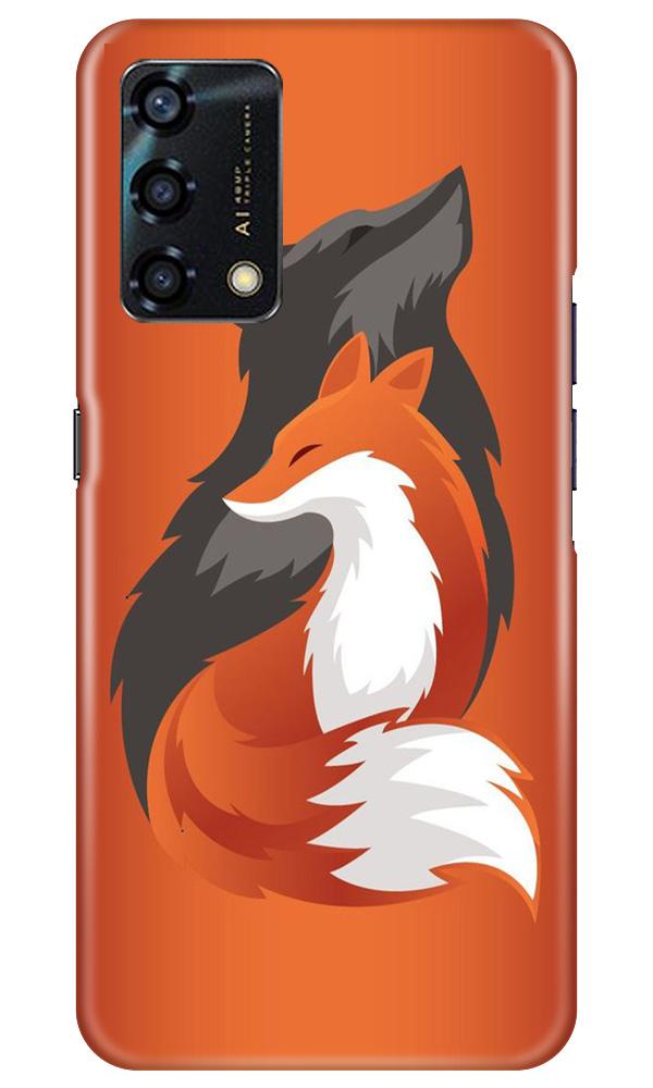 Wolf  Case for Oppo F19s (Design No. 224)