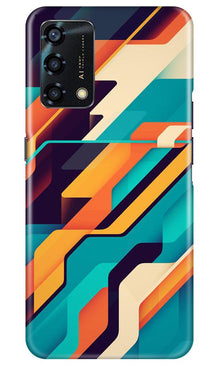 Modern Art Mobile Back Case for Oppo F19s (Design - 233)