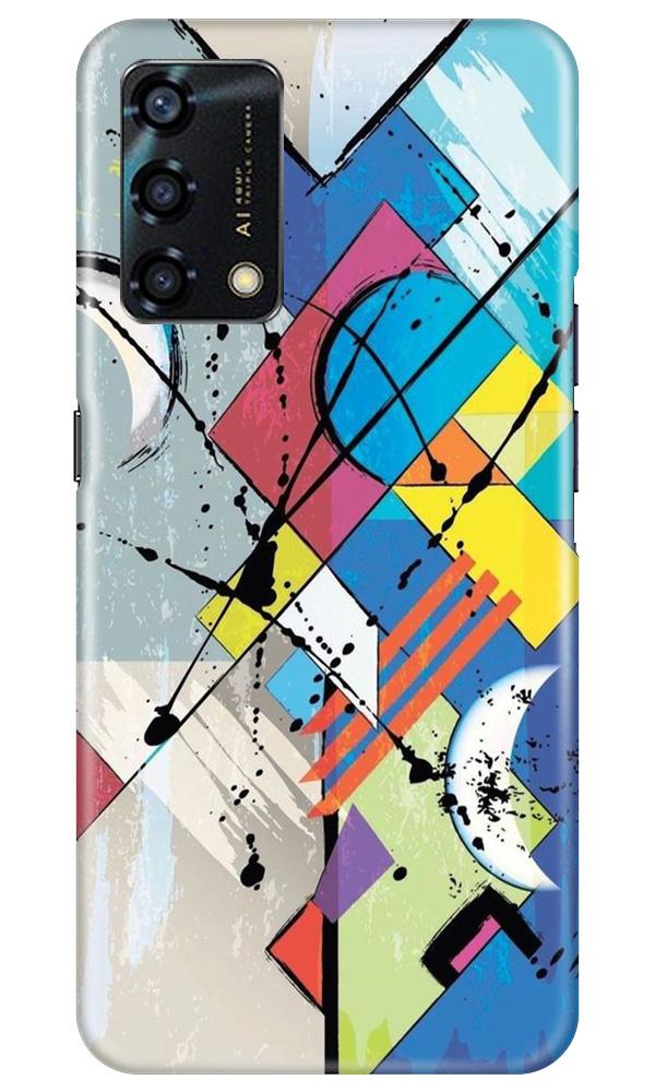 Modern Art Case for Oppo F19s (Design No. 235)