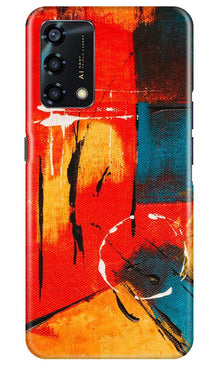 Modern Art Mobile Back Case for Oppo F19s (Design - 239)