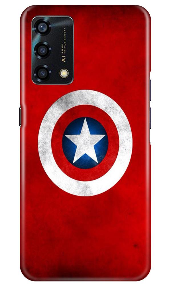 Captain America Case for Oppo F19s (Design No. 249)