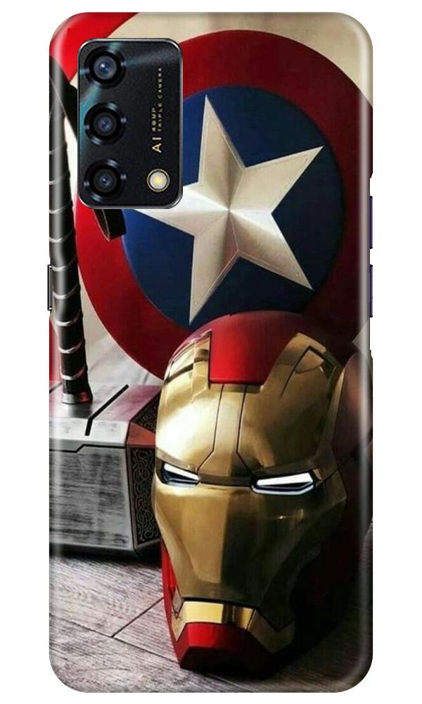 Ironman Captain America Case for Oppo F19s (Design No. 254)