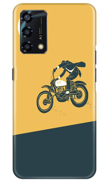 Bike Lovers Mobile Back Case for Oppo F19s (Design - 256)