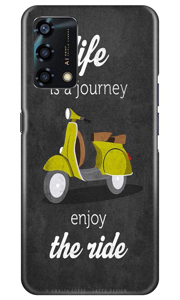 Life is a Journey Case for Oppo F19s (Design No. 261)