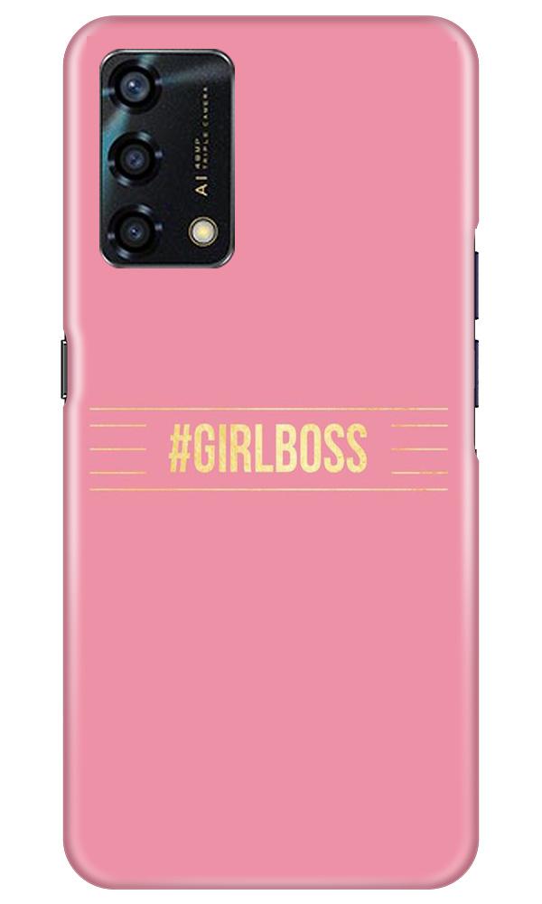 Girl Boss Pink Case for Oppo F19s (Design No. 263)