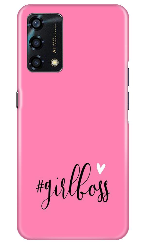 Girl Boss Pink Case for Oppo F19s (Design No. 269)