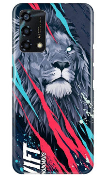 Lion Mobile Back Case for Oppo F19s (Design - 278)
