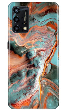 Marble Texture Mobile Back Case for Oppo F19s (Design - 309)