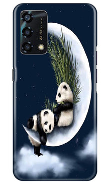 Panda Moon Mobile Back Case for Oppo F19s (Design - 318)