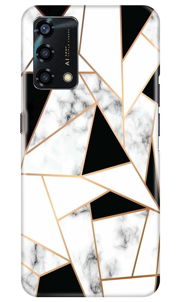 Marble Texture Mobile Back Case for Oppo F19s (Design - 322)