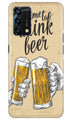 Drink Beer Mobile Back Case for Oppo F19s (Design - 328)