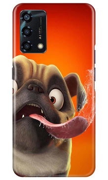 Dog Mobile Back Case for Oppo F19s (Design - 343)