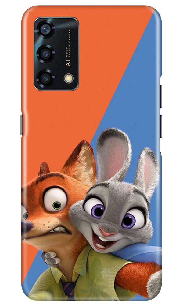 Cartoon Mobile Back Case for Oppo F19s (Design - 346)