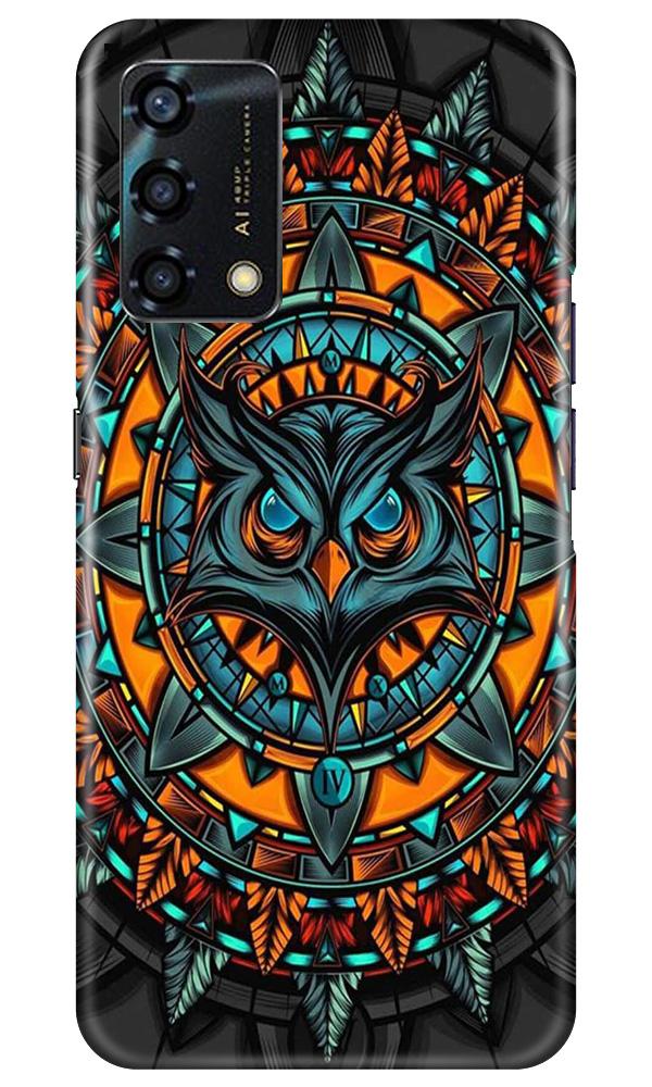 Owl Mobile Back Case for Oppo F19s (Design - 360)