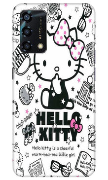 Hello Kitty Mobile Back Case for Oppo F19s (Design - 361)