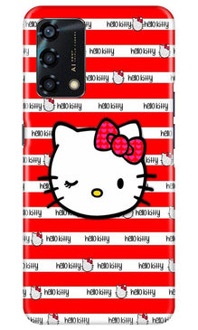 Hello Kitty Mobile Back Case for Oppo F19s (Design - 364)