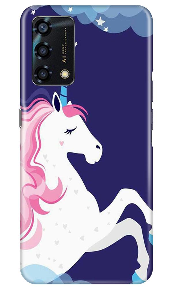 Unicorn Mobile Back Case for Oppo F19s (Design - 365)