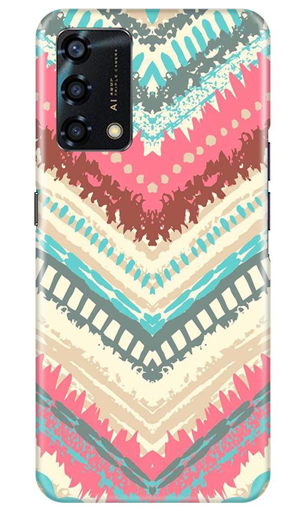 Pattern Mobile Back Case for Oppo F19s (Design - 368)