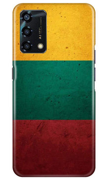 Color Pattern Mobile Back Case for Oppo F19s (Design - 374)