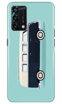 Travel Bus Mobile Back Case for Oppo F19s (Design - 379)