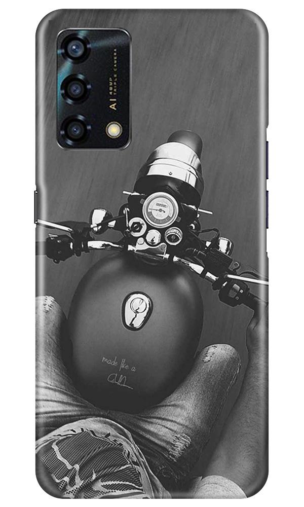 Royal Enfield Mobile Back Case for Oppo F19s (Design - 382)