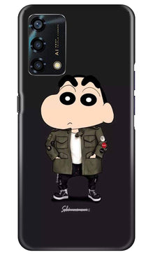 Shin Chan Mobile Back Case for Oppo F19s (Design - 391)