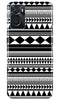 Black white Pattern Case for Oppo K10
