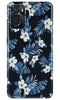 White flowers Blue Background2 Case for Oppo K10