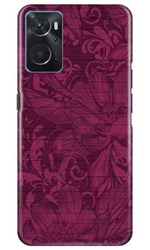 Purple Backround Mobile Back Case for Oppo K10 (Design - 22)