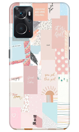 Shinny Blue Background Case for Oppo K10