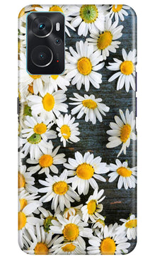 White flowers2 Mobile Back Case for Oppo K10 (Design - 62)