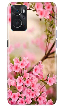 Pink flowers Mobile Back Case for Oppo K10 (Design - 69)
