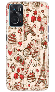 Love Paris Mobile Back Case for Oppo K10  (Design - 103)