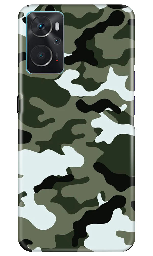 Army Camouflage Case for Oppo K10  (Design - 108)
