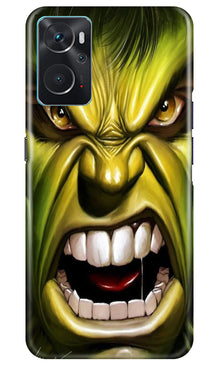 Hulk Superhero Mobile Back Case for Oppo K10  (Design - 121)