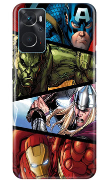 Avengers Superhero Mobile Back Case for Oppo K10  (Design - 124)